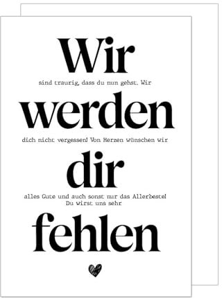 Edition Seidel Premium XXL Maxi Glückwunschkarte zum Abschied mit Umschlag Format DIN A4. Abschiedskarte Ruhestand Karte mit Spruch Mann Frau Kollege Kollegin (A4-AS153)