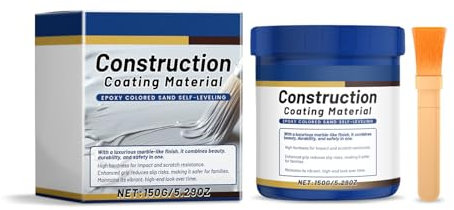 Générique Garage Floor Paint, Outdoor Concrete Coating, Gray Quick Drying Formula, Wetterfeste Versiegelung, Ideal für Basis, Deck, Flooring, Bad, Kabinett und Crack Coat, 170 g