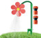 SVCEQZE Spruzzatore di fiori | Spruzzatore da giardino girevole a 360 gradi, irrigatore decorativo per il divertimento 'acqua, il giardino, il giochi per cani e il