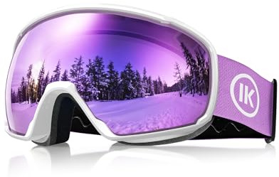 Innerking Skibrille OTG, Anti-Beschlag & UV400, Über-Korrekturbrille mit Doppelglas, für Herren/Damen/Teenager, Ski & Snowboard