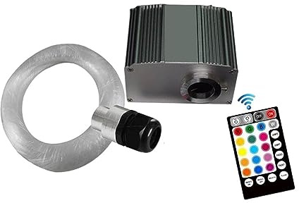 Glasfaserleuchten, 10W Twinkle APP Smart Control, Glasfaser-LED-Beleuchtung, Musiksteuerung, Auto-Stern-LED-Licht-Set for Auto-Deckenleuchte(CAR USE,150PCS X 1mm X 4m)