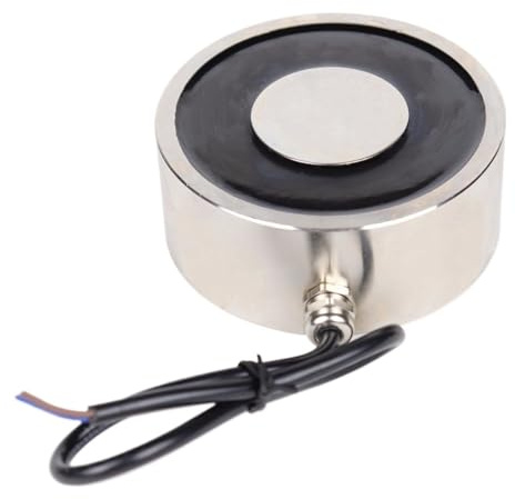 Großer Magnetmagnet, 100 x 40 mm, 200 kg, 5 V/12 V/24 V, starker elektromagnetischer Magnet (12 V)