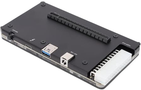 Fabater Externes GPU-Dock, EGPU-Gehäuse mit 1 M Kabel, Grafikkarten-Dock für Thunderbolt 4, USB4.0 ATX 24Pin PCIE-Schnittstelle für Laptop
