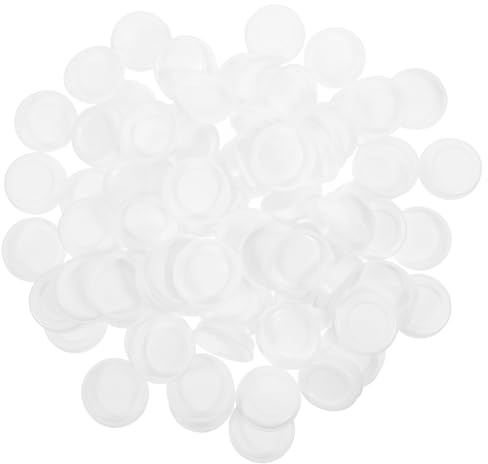 MAGICLULU 100 Stück Kunststoff Endkappen Rund für Versandhülsen Poster und Malerpapierröhren Rutschfeste Verschlusskappen Langlebige Schutzstopfen für Büro und Versand