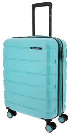 Franky Koffer Trolley | 360° Rollen | Hohe Stabilität | TSA-Schloss | Größen: S/M/L | in vielen Farben -ABS13 (Aqua - S)