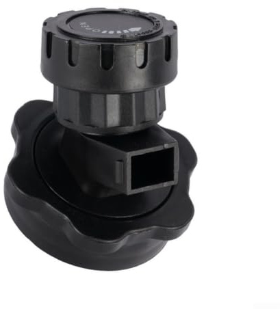 Camping Wasserhahn 12V Klappauslauf für Wohnmobil & für wohnwagen Einhebelmischer mit Mikroschalter Schwarz Kompakt unter 40mm