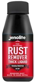 JENOLITE Rust Remover Thick Liquid | 150ml | Non-Drip Formula | Fast Acting Thixotropic Rust Remover For Metal | Removes Rust Back To Bare Metal | Suitable For Use On Vertical Surfaces