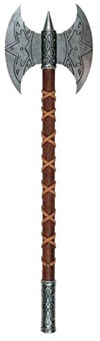 Denix Deko Doppelaxt der Walküre L 71 cm Axt Wikinger