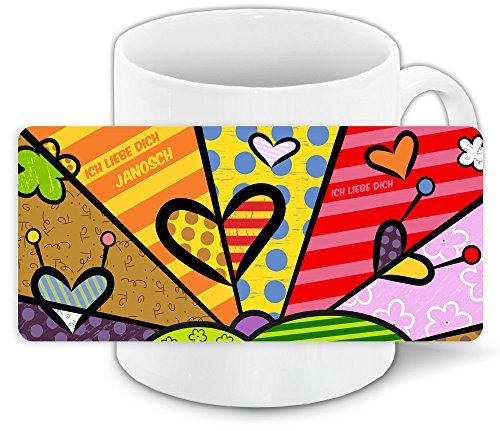 Janosch und schönem Kunst-Motiv für Verliebte zum Valentinstag