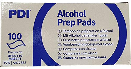 PT# C69900 PT# # C69900- Alcohol Prep Pads Sterile Large 100/Bx by, PDI Professional Disposables by PDI Professional Disposables
