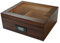 GERMANUS Zigarren Humidor Ebenum mit Digital Hygrometer und GERMANUS Kristall Befeuchter