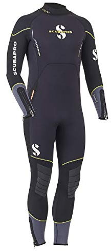 Scubapro Sport Steamer, 5mm, Men, 2018 Kit de détendeur pour plongée en Eau Froide Unisex-Adult, Black/Yellow, L