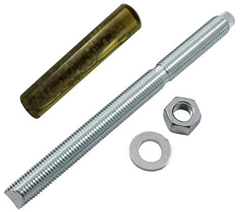 Ankerstange M20 x 260mm + Verbundankerpatrone Schwerlastdübel ; verzinkt