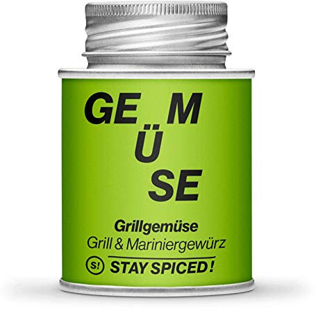 STAY SPICED ! Gemüse Allrounder – Aromatische Gewürzmischung für Gemüse, Grillgerichte & Pfannengerichte – Perfekte Würze für BBQ – Ohne Zusatzstoffe – 100g Füllgewicht