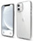 elago Ibrido Clear Custodia Cover Compatibile con iPhone 12 Case e Compatibile con iPhone 12 PRO Case (6.1), Anti-Ingiallimento Hard PC Retro, Paraurti Flessibile Cover Antiurto (Trasparente)