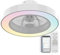 UNIVERSALBLUE Ventilador de Techo con Luz LED Multicolor y WIFI | Ventilador sin Aspas con Luz Regulable | Acabado en Blanco | Alexa & Google Assistant