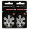PowerOne Evolution Lot de 12 Piles pour appareils auditifs 1,45 V Zinc Air avec autonomie améliorée Taille 312