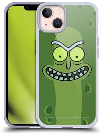 Head Case Designs Officially Licensed Rick And Morty Pickle Rick Season 3 Graphics Gel Case [Military Grade Protection] Compatible with Apple iPhone 13 and Compatible with MagSafe