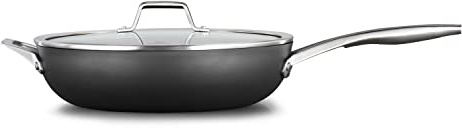Calphalon Premier Space-Saving Nonstick Cookware Set, 13-inch, Stackable, Hard-Anodized Aluminum