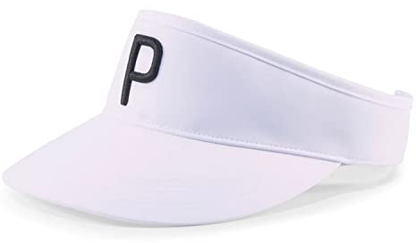 Puma Golf Herren P Visor ADJ, Bright White Schwarz, Einheitsgröße