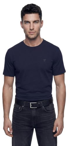 GUESS Hedley - Men's Regular Fit Crew Neck T-Shirt in Cotton and Modal