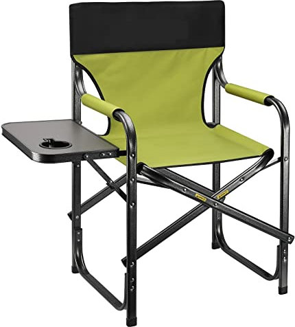 Klappstuhl, zusammenklappbar, hoch/kurz, Regiestuhl, tragbare Outdoor-Stühle, unterstützt 159 kg, Strand-Freizeit-Rückenlehne für Camping, Wandern, Angeln Good
