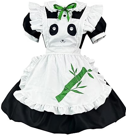 Damen Halloween KostüM - Panda-Blasenkleid, Kleid, Lolita-Kleid Madara Uchiha Cosplay Kostüm
