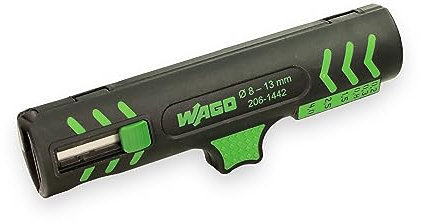 WAGO 206-1442 Cable Stripper, 4-in-1 tool with integrated convenience blade, Ø 8mm ... 13mm, [Single item]