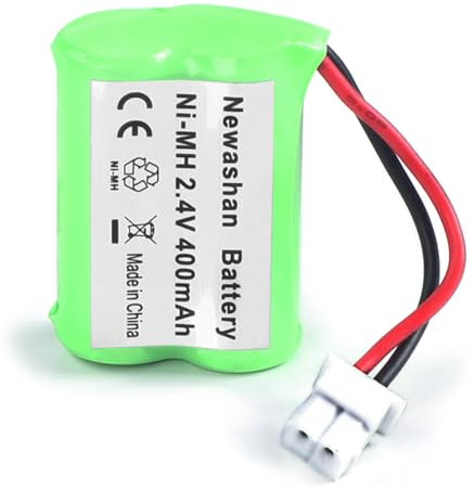 NEWASHAN Batterie Compatible avec ALCATEL Téléphone sans Fil Vision/Vision Duo LOGICOM Retro 70 Essentiel B 8001496 TSF DECT Telephonique Rétro Babyphone 400mAh 2,4V Rechargeable Ni-MH Piles Accu