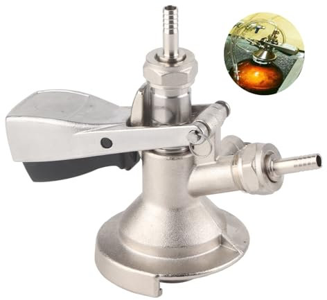 Acoplador Barril Tipo A Dispensador Cerveza Acero Inoxidable Conector para Bar Pub Restaurante Hotel Hogar