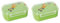 Sigikid 24781 Brotzeitbox Kily Keeper Lunchbox BPA-frei Mädchen und Jungen Lunchbox empfohlen ab 2 Jahren grün (Packung mit 2)
