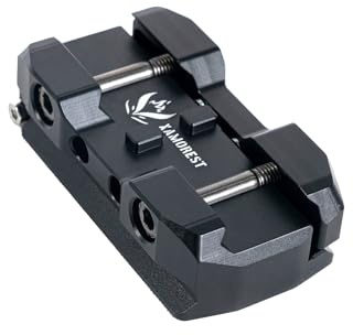 XAMOREST PC-70 Picatinny Arca-Swiss Rail Mount Adapter, Dovetail Adapter Mount für Jagdstativ Arca Ball Head,Gewehrstativ Picatinny zu Arca-Swiss Zubehör