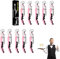 Cavatappi, Apribottiglie Vino,3 in 1 Cavatappi+Lama Corta Capsule+ Apribottiglie,Cavatappi a Leva Acciaio Inox (10, Rosa)