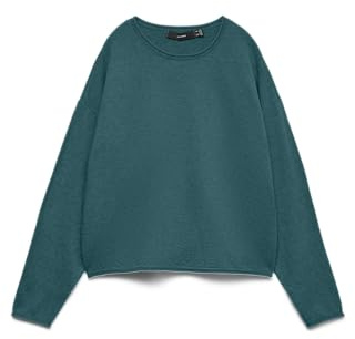VERO MODA Damen Vmexciting Plain Ls O-nk Roll Pullov Boo Vmexciting Plain Ls O-Nk Roll Pullov Boo (1er Pack)