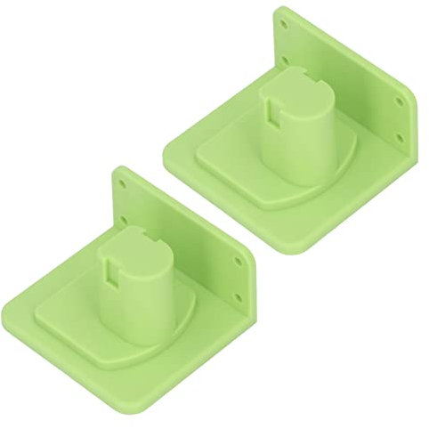2Pcs Tool Holder Dock Mount Storage Bracket Specially Designed for Ryobi 18V Electrical Battery Tools, Easy Installation with 5mm Screw Hole, sturdy ABS Material, Flat Appearance