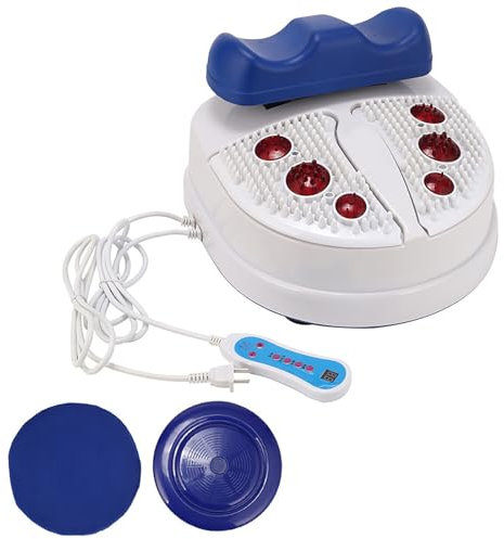WFUAHA Fitness Blood Chi Machine, Masseur des Jambes du Pied, Exerciseur Aérobie Passif pour l'exercice De Secoulement De Vitalité avec Contrôle du Fil, 8 Vitesse De Vitesse Réglable