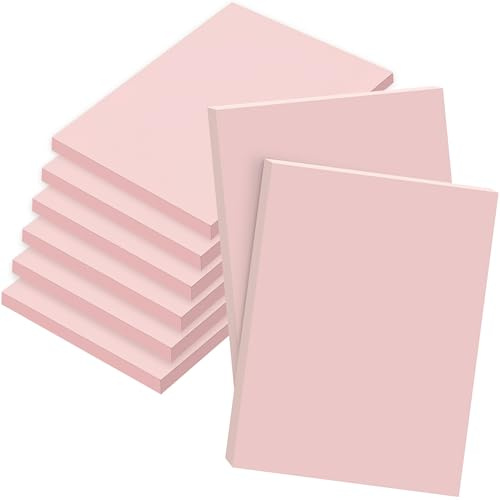 8 Stück Gummi Schnitzblöcke, 20 x 15 cm Rosa Gummistempel für Linoldruck