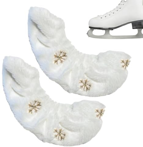 Derwrtup Protège-Lames De Patin | Accessoires pour Patins en Flanelle Douce à Sèchage Rapide | Couvercles de Patins à Glace - pour Garçons Femmes Hommes Passionnés Athlètes