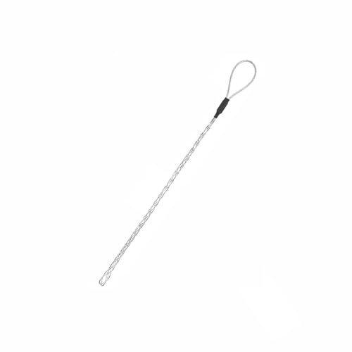 Cable Pulling Grip Sock Kit, Galvanizing Steel Wire Mesh Puller Socks Anti-Slip Electrical Cable Grip Pulling Tool for 6-9mm Wire