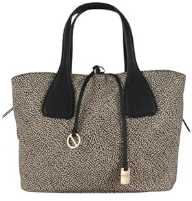 Borbonese Donna Borsa A Mano 91010215AH1 Poliestere Nero Taglia Unica