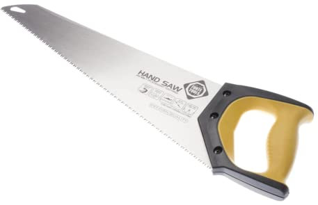 FORTE Tools Fuchsschwanz 45 cm 7 TPI Premium Säge, klassiches Handsäge mit ergonomischem Gummigriff, Säge für Holz, Kunststoff, etc., mit durchgehender Verzahnung Made in Sweden (000051083441)