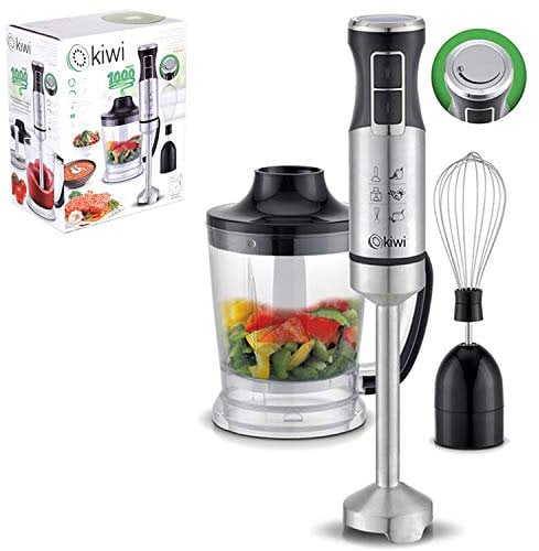 Kiwi 86073 Mixeur Hachoir 1000 W Acier Inoxydable 1000 W Plastic 5 Vitesses Blanc