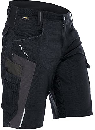 KÜBLER Workwear | KÜBLER BODYFORCE Arbeitsshorts | schwarz/anthrazit | Größe 62
