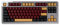 Gliging Doubleshot PBT-Tastenkappen-Set mit 168 Tasten, Kirschprofil, dicke PBT-Tastenkappe für mechanische Cherry MX-Switch-Tastaturen (roter Samurai)