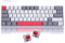 Camiysn Video Game Keyboards grey&white with hot swappable red switch