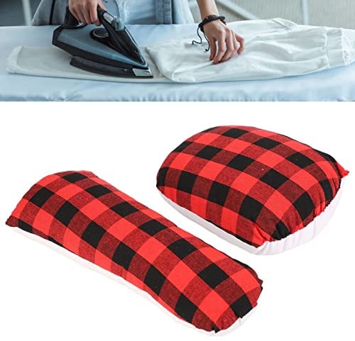 Fabric Covered Tailor's Pressing Ham, 2Pcs Tailor's Ham Easy Ironing Portable Durable Polyester Widely Used Ironing Ham for Ironing Hat Skirt Neck