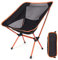 Diealles Shine Chaise de Camping Pliable, Ultra Légère Chaise de Plage avec Sac de Transport, Chaise de Pêche Pliante pour Randonnée Barbecue et Plage-Orange