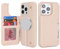 SailorTech for iPhone 12 Pro Max Case with Credit Card Holder Magsafe, iPhone 12 Pro Max Phone Leather Case for Women Compatible mag safe Card Slots Durable Shockproof Wallet Case - Beige