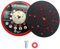 Disco de lijado de 150 mm para Bosch GET 75-150, 6 pulgadas y 72 agujeros, de poliuretano, con velcro y gancho y bucle, compatible con discos de lijado Bosch RSM6045, con tornillos y junta roja