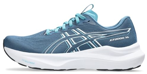 ASICS Women's GT-2000 14 Running Shoes, 10, Winter SEA/White